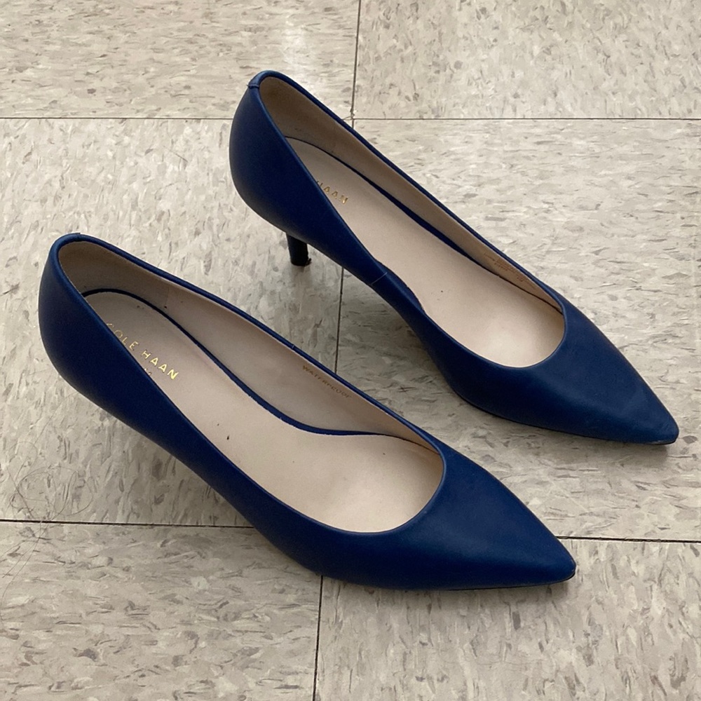 Blue Cole Haan pumps heels 9.5